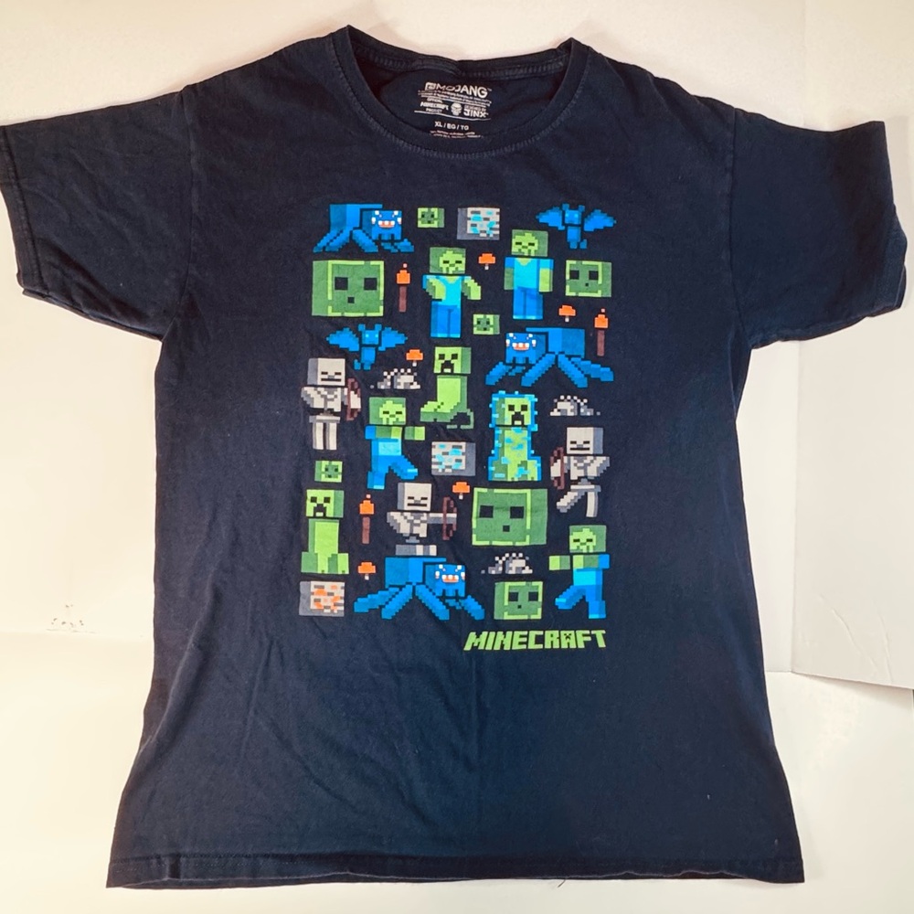 Minecraft Graphic T-Shirt – Kids XL (2020 Mojang / JINX) - Picture 4 of 10